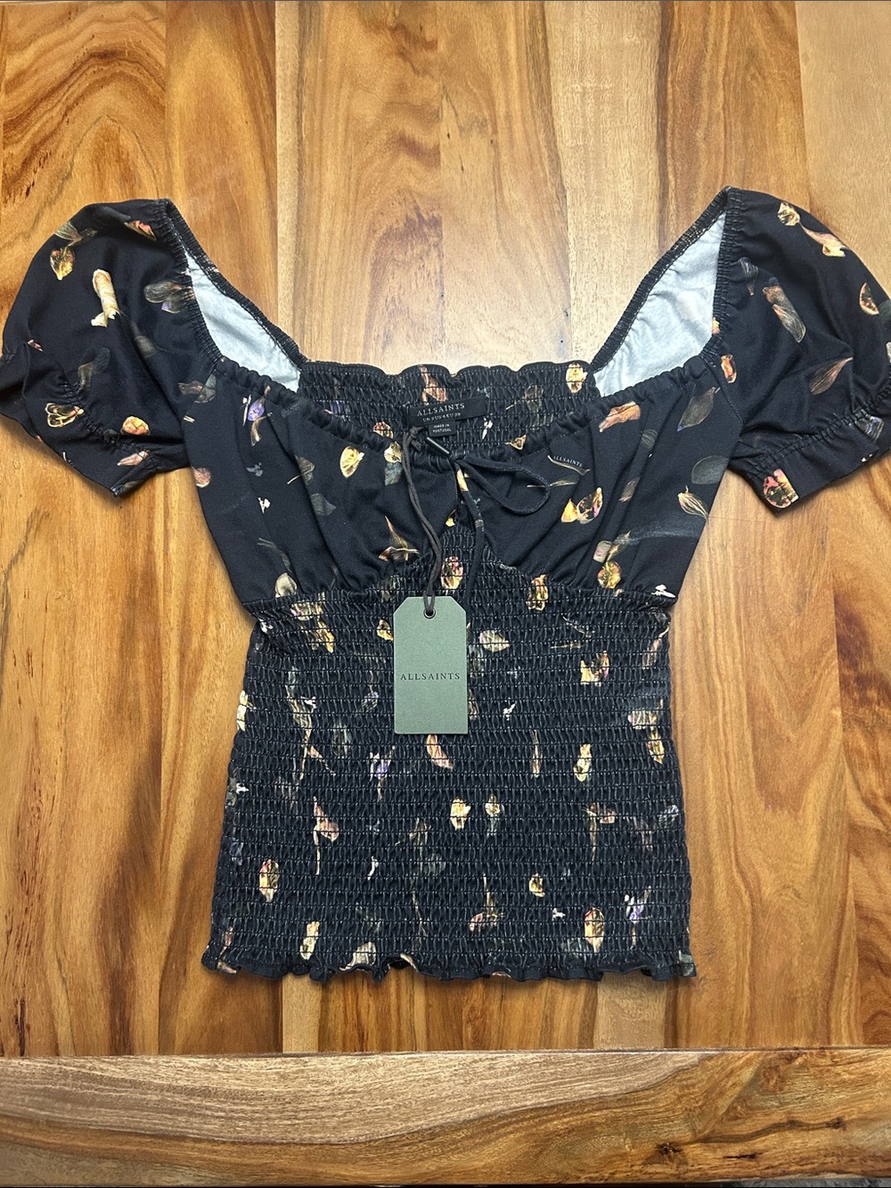 NWT All Saints Martha Mature Top